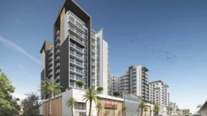 Two-bedroom apartment for sale in Pearls Apartments in Al Furjan