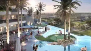 apartment in Golf Greens in Damac Hills, with prices starting from 1,150,000 dirhams