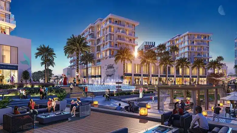 موقع شقق للبيع في بلو باي ووك Location of Apartments for sale in Blue Bay Walk