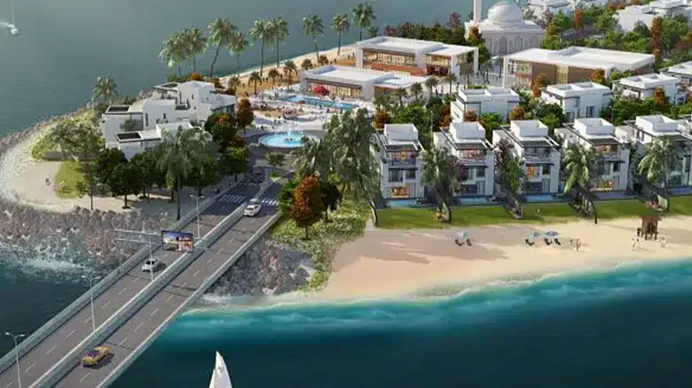 موقع فلل وبيوت في الفلل البحرية المستقلة Location of Villas for sale in Independent Sea Villas