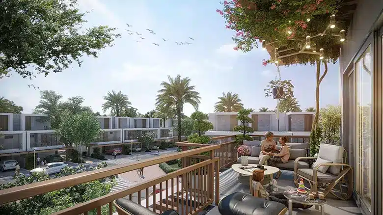 تاون هاوس للبيع في فيوليت Townhouses for Sale in Violet - Damac Hills 2