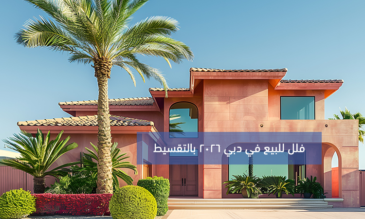 فلل للبيع في دبي 2026 بالتقسيط